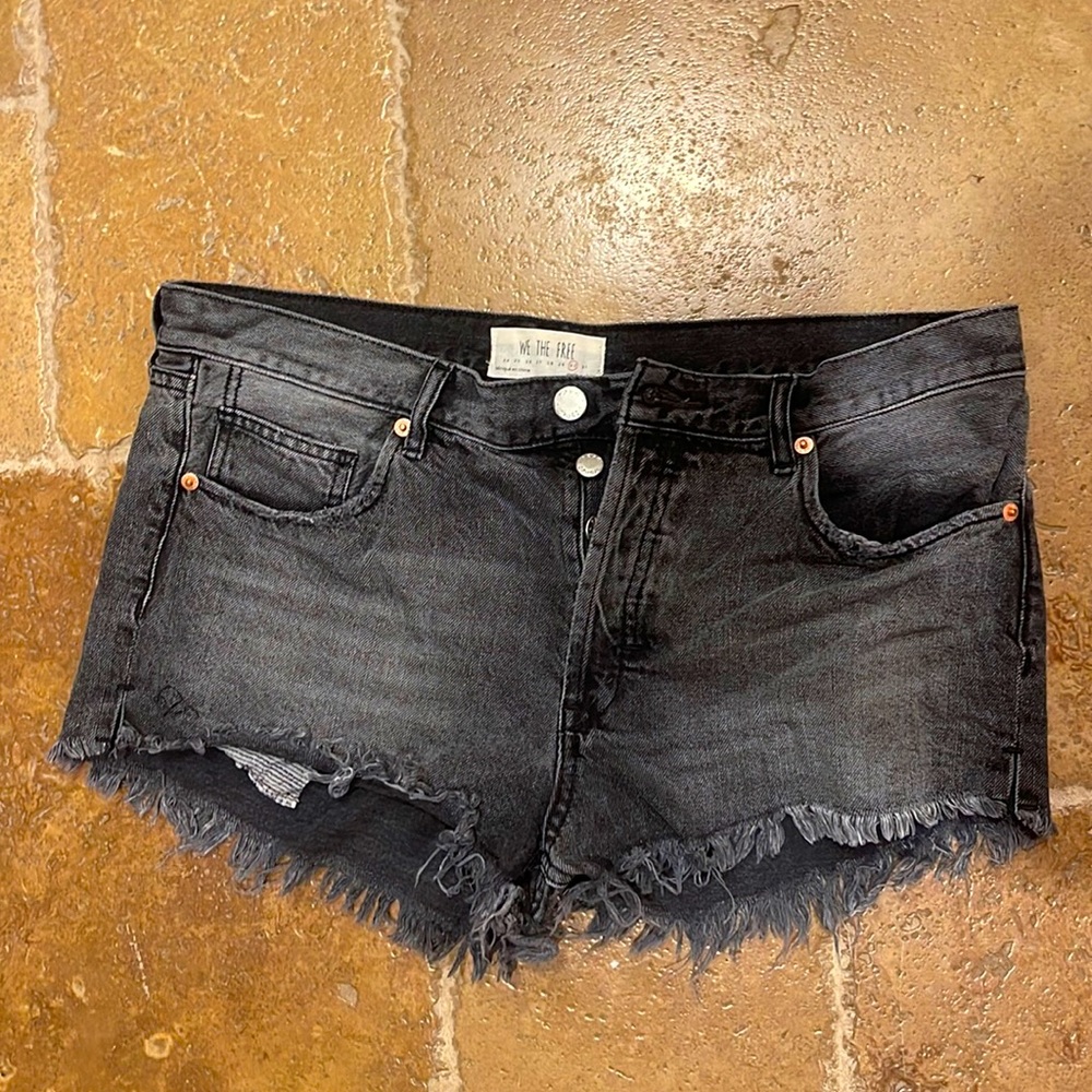 Free People Jean Shorts